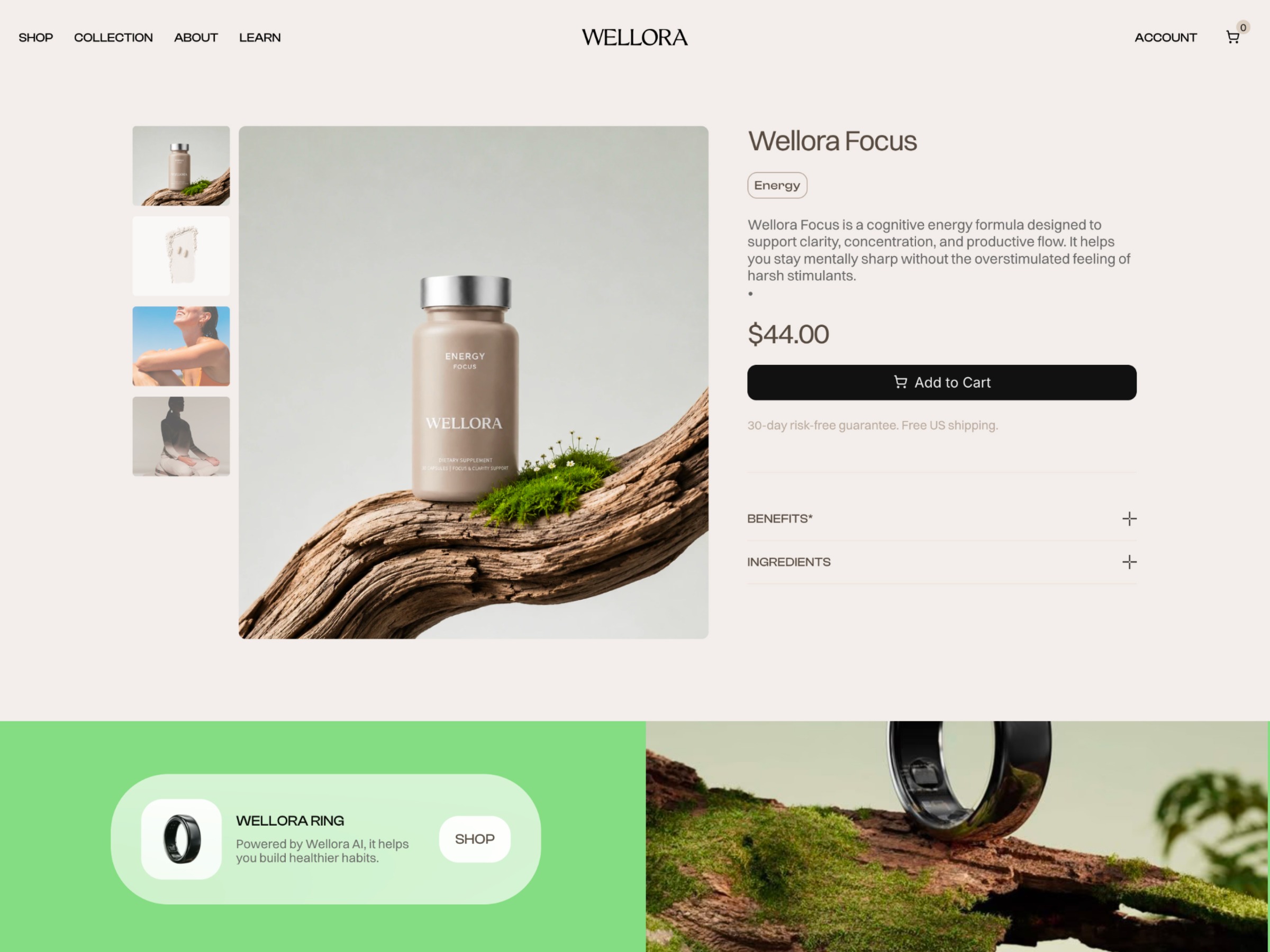 Wellora: Responsive Ecommerce Website Template by FTC Studio Image 2