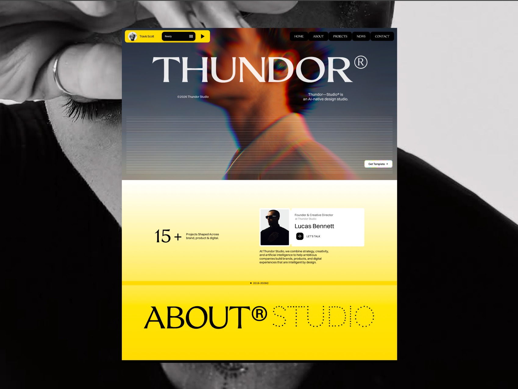 Thundor® — AI-Native Agency Framer Template Image 0